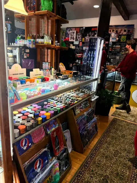 Shelves of devices and accessories